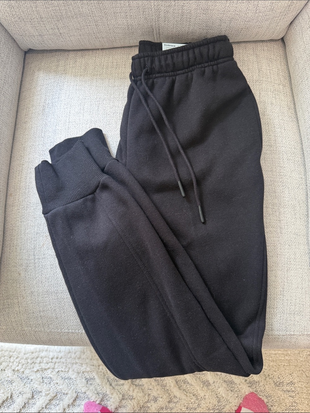 FLX Womens Black Jogger Sweatpants